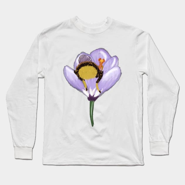 Sleepy bee Long Sleeve T-Shirt by TheUndeadDesign